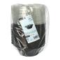 Preview: 12x25 Salatschalen, PET 600 ml Ø 16,6 cm · 5,9 cm schwarz "Snap It" mit Deckel R-PET glasklar