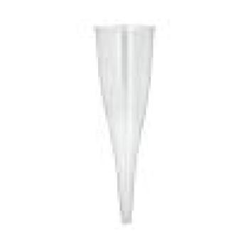 7x50 Stiel-Gläser (Oberteile) für Sekt, PS 0,1 l Ø 5 cm · 17,5 cm glasklar