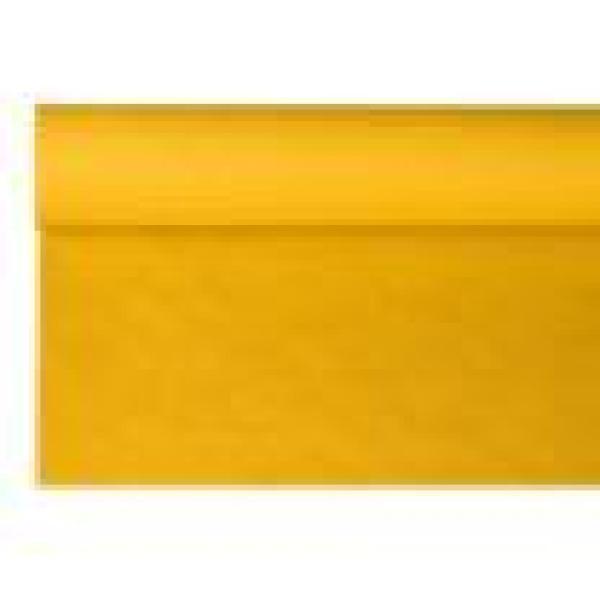 12xPapiertischtuch mit Damastprägung 8 m x 1,2 m gelb