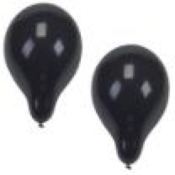 12x10 Luftballons Ø 25 cm schwarz