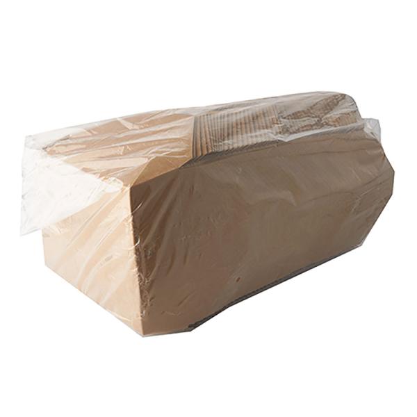 3x50 Lunchboxen, Pappe "pure" 1500 ml 4,8 cm x 14 cm x 19,7 cm braun