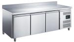 SARO Kühltisch mit 3 Türen und Aufkantung, Modell EGN 3200 TN