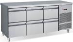 SARO Kühltisch, 3x 2er Schubladen Modell PG 185 S