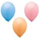 12x10 Luftballons Ø 25 cm farbig sortiert 