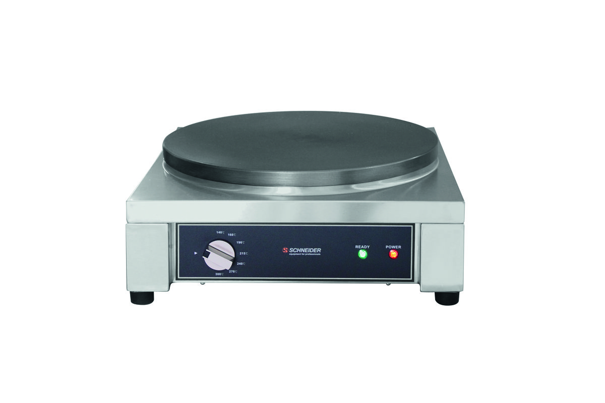 Crepes-Eisen, elektrisch, 1 gusseiserne Platte, Höhe: 175 mm Crepes-Eisen, elektrisch, 1 gusseiserne Platte, Höhe: 175 mm