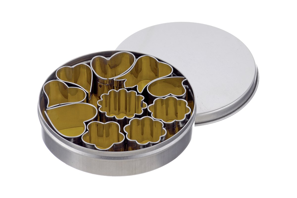 Dekor Ausstecher im Satz "Herz / Blume" Dekor Ausstecher im Satz "Herz / Blume"