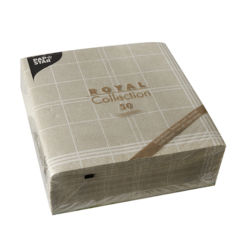 250 Servietten "ROYAL Collection" 1/4-Falz 40 cm x 40 cm sand "Kitchen Craft" 12500 Servietten "ROYAL Collection" 1/4-Falz 40 cm x 40 cm sand "Kitchen Craft"