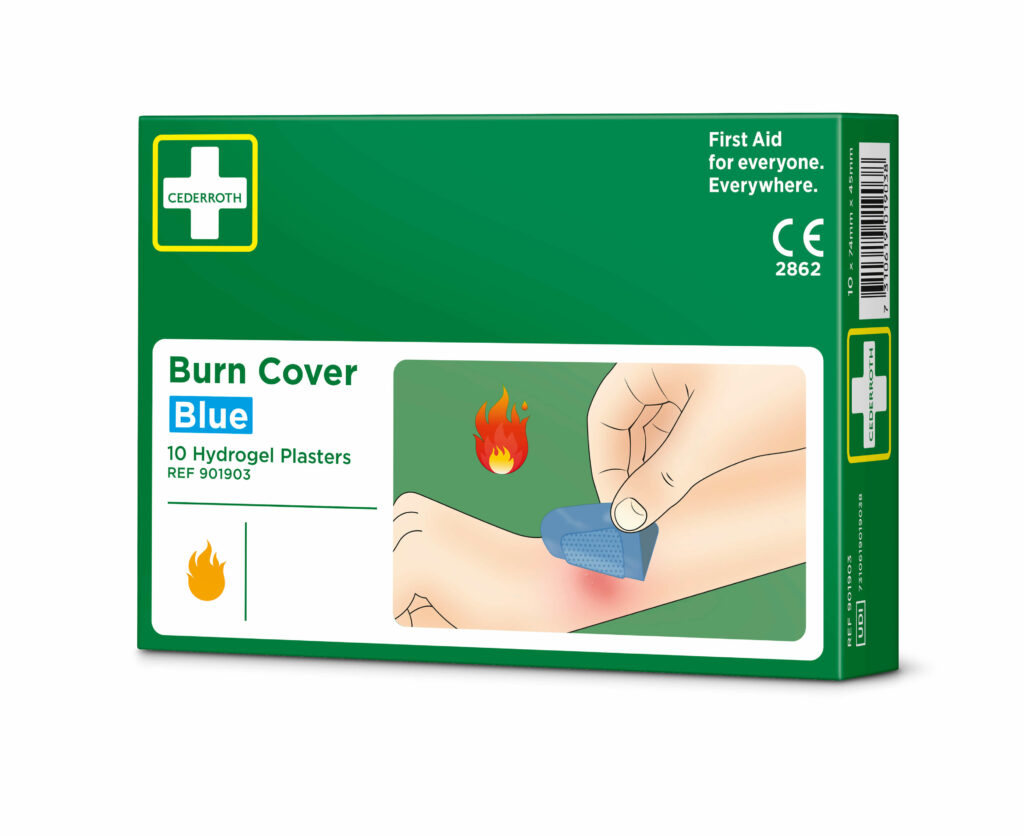 Cederroth Burn Cover, Hydrogelplaster 74 mm x 45 mm Cederroth Burn Cover, Hydrogelplaster 74 mm x 45 mm