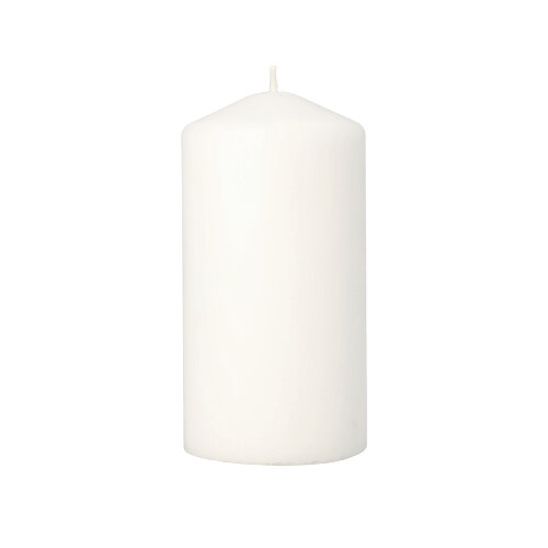 756 Stumpenkerze Ø 80 mm · 150 mm weiss