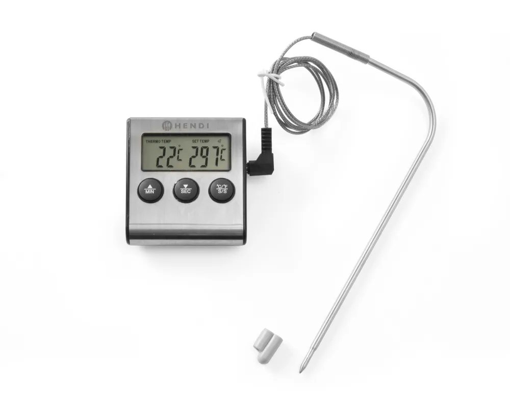 Bratenthermometer mit Timer, 65x70x(H)17mm