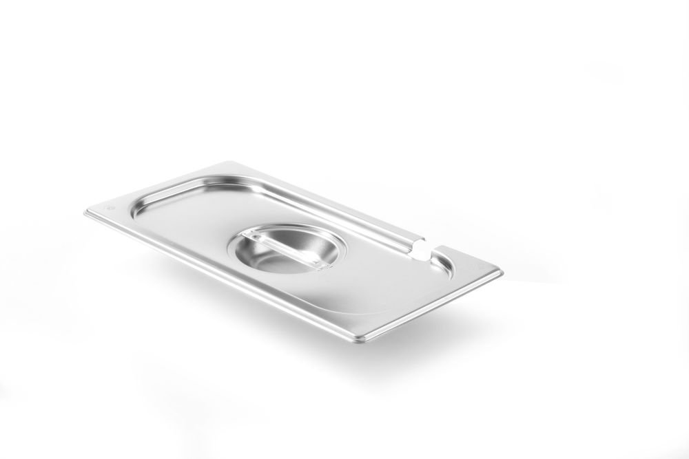 Gastronorm-Deckel mit Löffelaussparung, HENDI, Kitchen Line, GN 1/3, 325x176mm