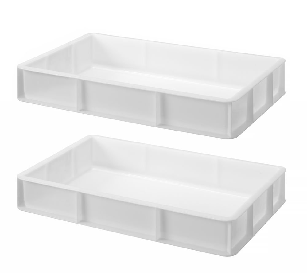 Pizzateig-Box GN1/1, HENDI, GN 1/1, Weiß, 530x325x(H)90mm