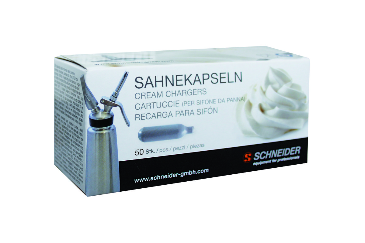 Sahnekapseln - für Sahnegerät