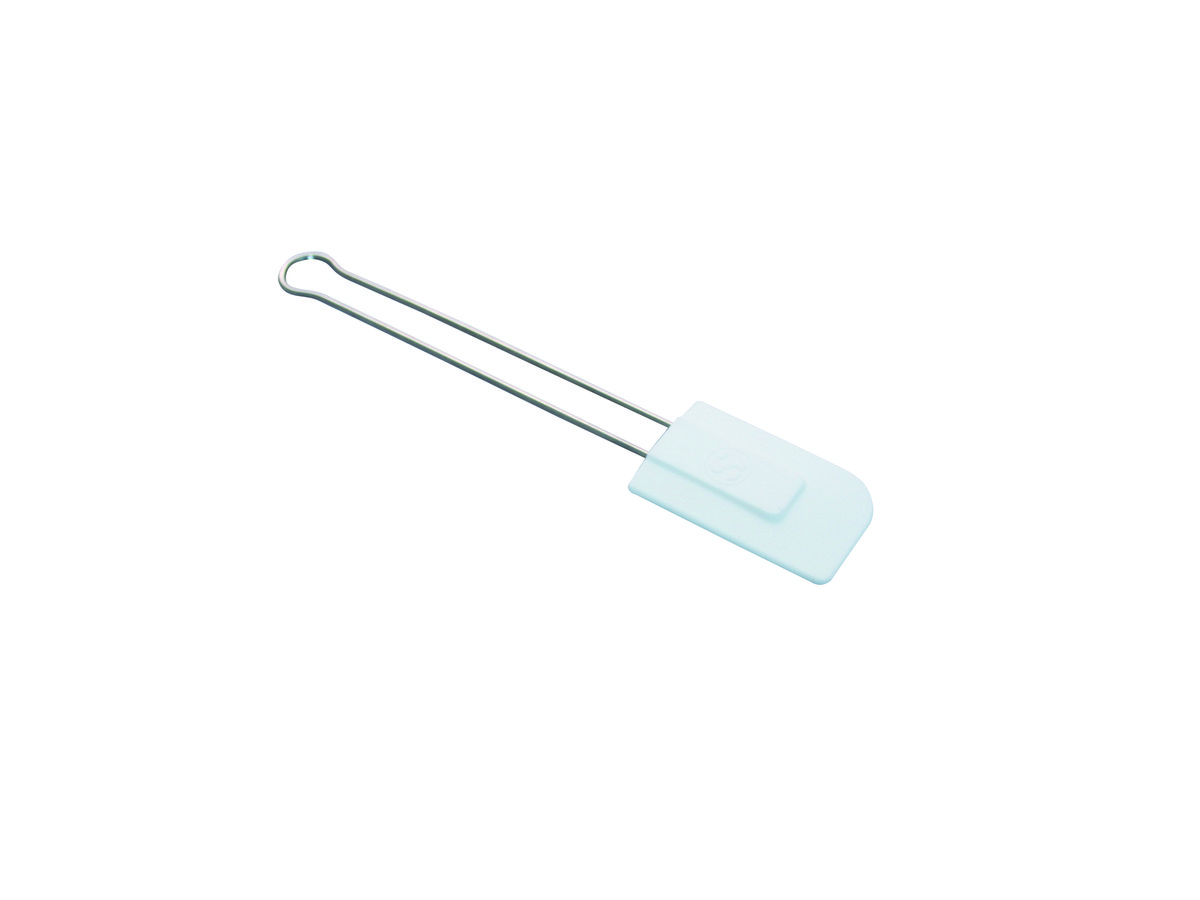 Stielschaber Silikon mittel, weiß