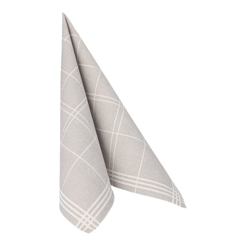 20 Servietten "ROYAL Collection" 1/4-Falz 40 cm x 40 cm grau "Kitchen Craft" 12000 Servietten "ROYAL Collection" 1/4-Falz 40 cm x 40 cm grau "Kitchen Craft"