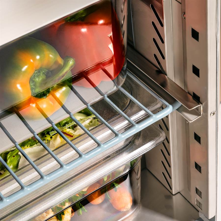 Pizzatisch Starline, 2-türig, mit Kühlaufsatz 5x GN 1/6