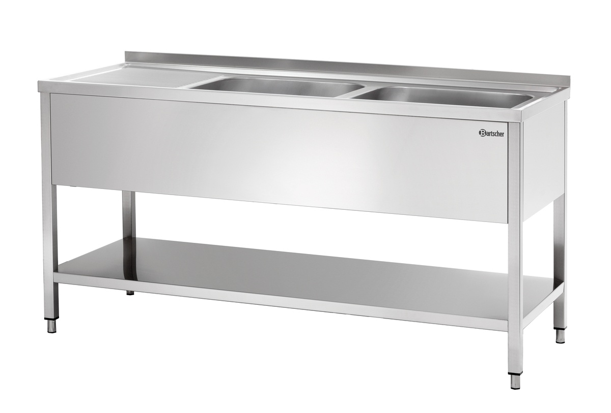 Spüle 700, B 1600, 2 Becken RE