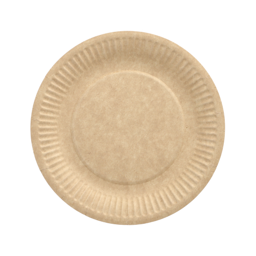 32000 Teller, Pappe "pure" rund Ø 19 cm braun