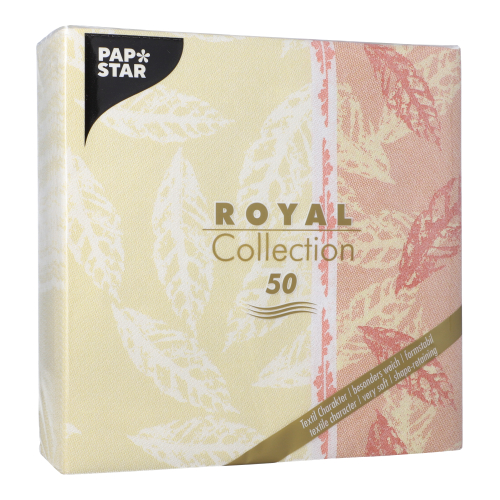 250 Servietten "ROYAL Collection" 1/4-Falz 40 cm x 40 cm rot "Autumn" 12500 Servietten "ROYAL Collection" 1/4-Falz 40 cm x 40 cm rot "Autumn"
