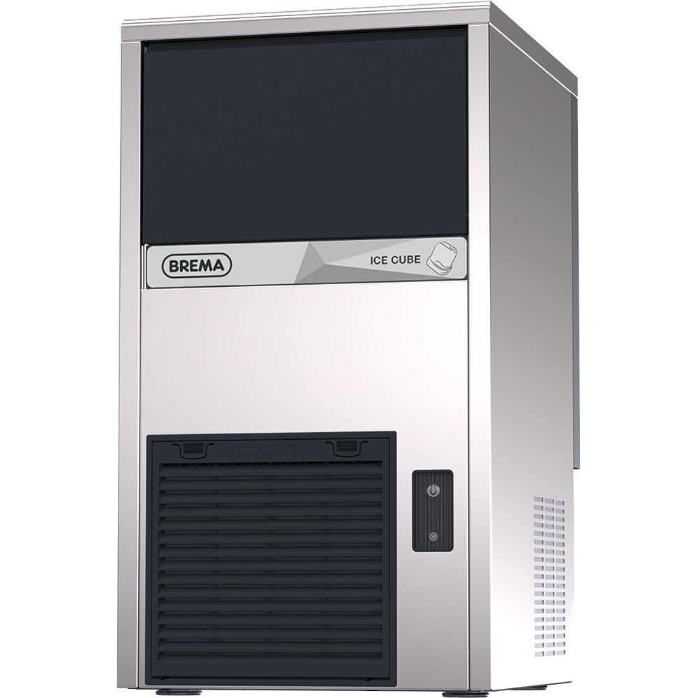 BREMA Eiswürfelbereiter luftgekühlt, 29kg/24h, Abmessung 390 x 460 x 695 mm (BxTxH) Eiswürfelbereiter wassergekühlt, 29kg/24h, Abmessung 390 x 460 x 695 mm (BxTxH)