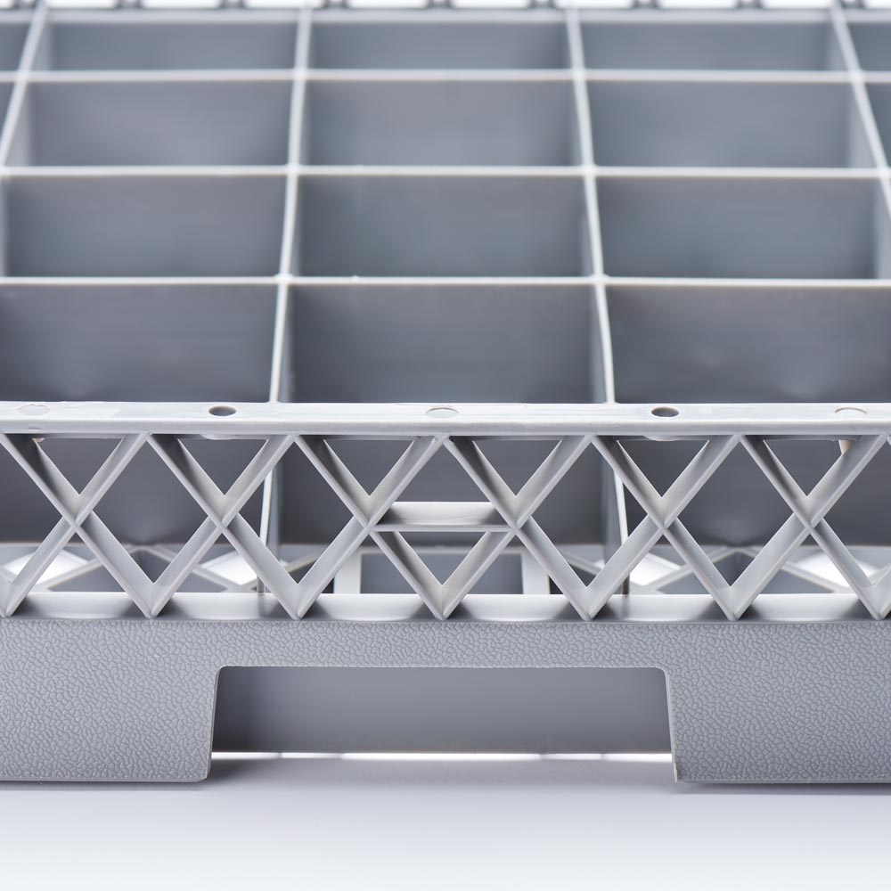 Spülkorb für Gläser und Tassen, 25 Fächer, 500 x 500 mm Spülkorb für Gläser und Tassen, 25 Fächer, 500 x 500 mm