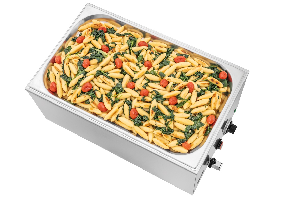 Bain Marie, 1/1 GN, 150mm, mit Hahn