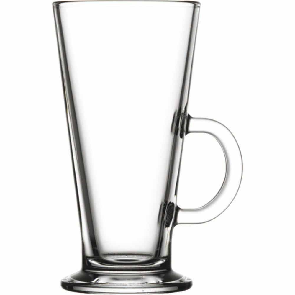 Latte Macchiato-Glas mit Henkel, Serie Colombian, 0,26 Liter