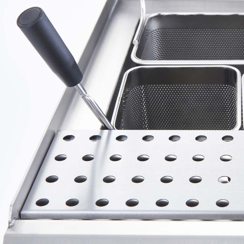 Gas-Nudelkocher Serie 700 ND - 25 Liter, 9,2 kW, 400 x 700 x 850 mm (BxTxH) Gas-Nudelkocher Serie 700 ND - 25 Liter, 9,2 kW, 400 x 700 x 850 mm (BxTxH)