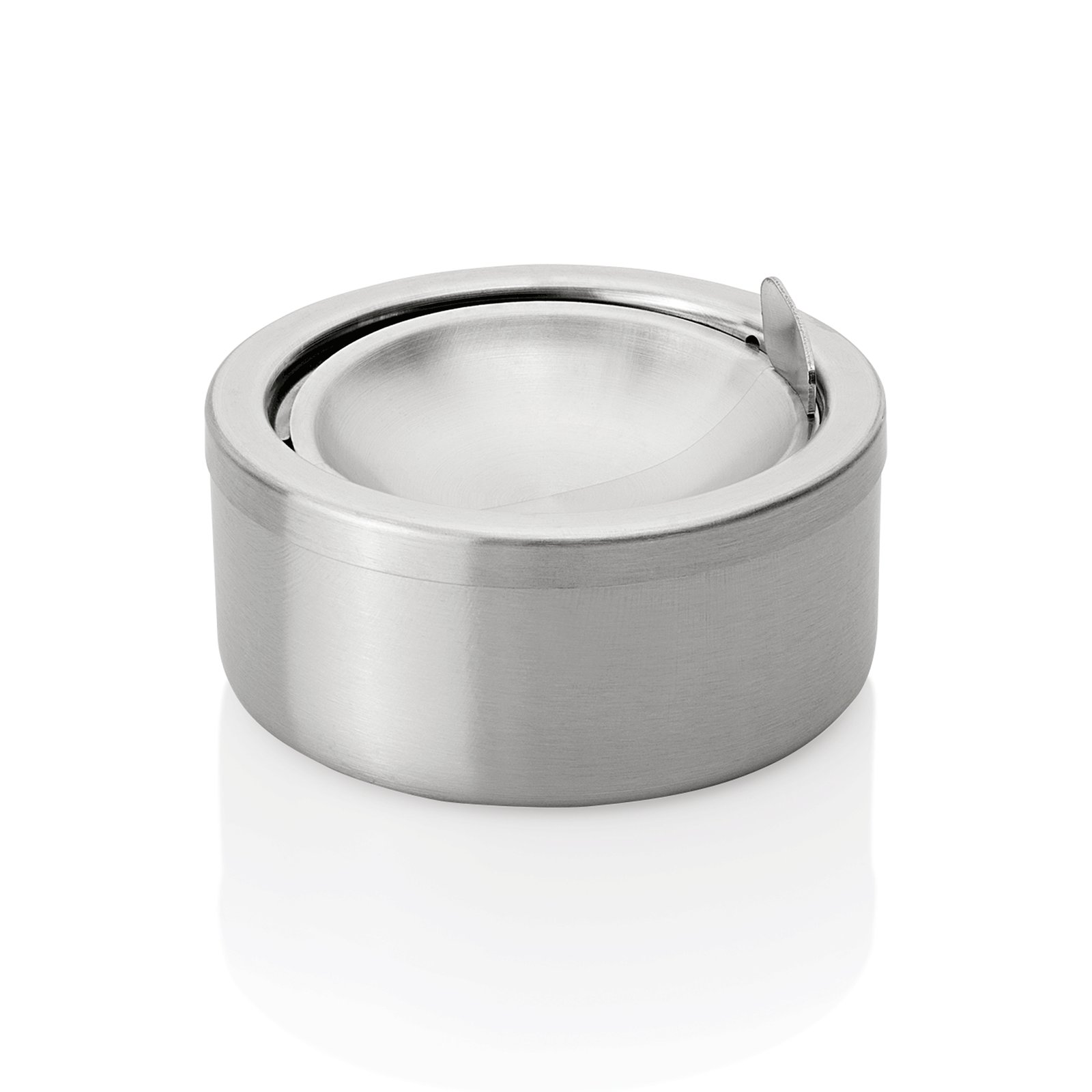 Druckaschenbecher 11,5 cm Edelstahl