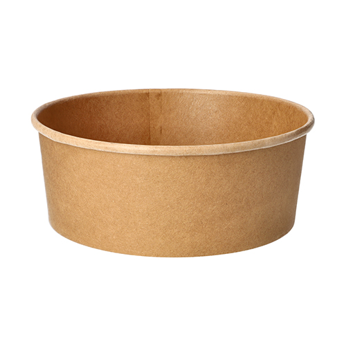 2400 Salatschalen, Pappe rund 1300 ml Ø 18,4 cm · 7 cm braun