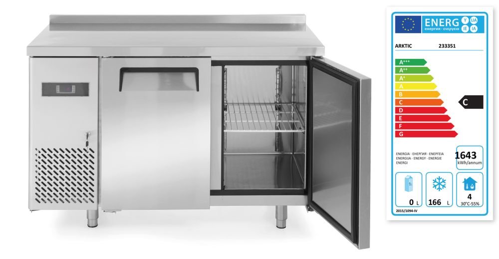 Tiefkühltisch, zweitürig Kitchen Line 220L, Arktic, Kitchen Line, 166L, 230V/550W, 1200x600x(H)886mm