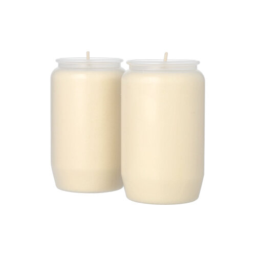 2 Kompositions-Öl-Lichte Ø 5,8 cm · 9,6 cm transparente Hülle 1920 Kompositions-Öl-Lichte Ø 5,8 cm · 9,6 cm transparente Hülle