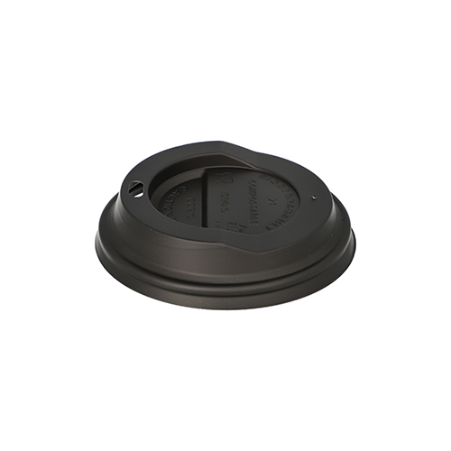 36000 Dom-Deckel, C-PLA rund Ø 9 cm · 2,1 cm schwarz