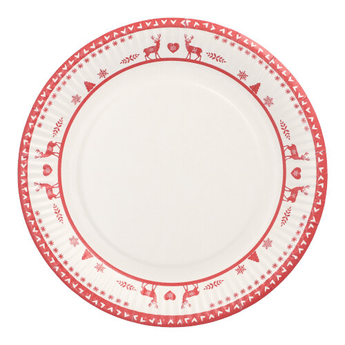 12000 Teller, Pappe rund Ø 23 cm "Rennes"