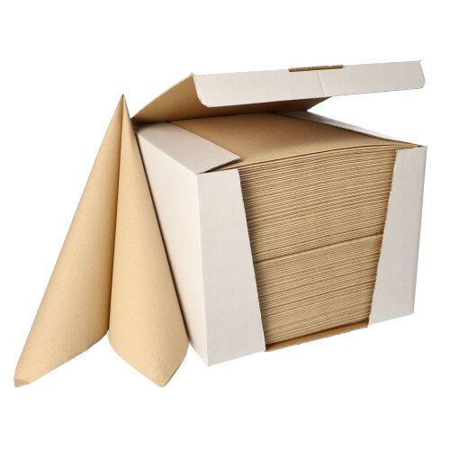100 Servietten "ROYAL Collection" 1/4-Falz 40 cm x 40 cm sand 12000 Servietten "ROYAL Collection" 1/4-Falz 40 cm x 40 cm sand