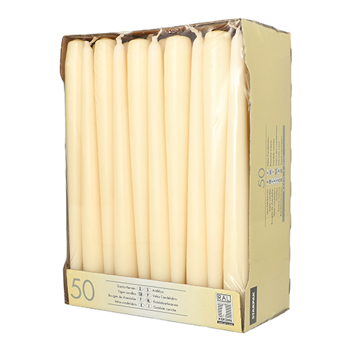 100 Leuchterkerzen Ø 2,2 cm · 25 cm champagner 7200 Leuchterkerzen Ø 2,2 cm · 25 cm champagner