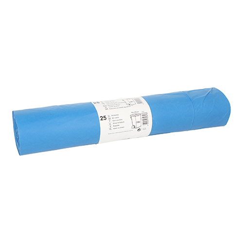 250 Müllsäcke, LDPE 120 l 110 cm x 70 cm blau 10000 Müllsäcke, LDPE 120 l 110 cm x 70 cm blau