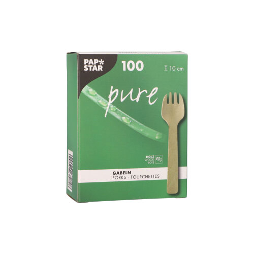 144000 Gabeln, Holz "pure" 10 cm