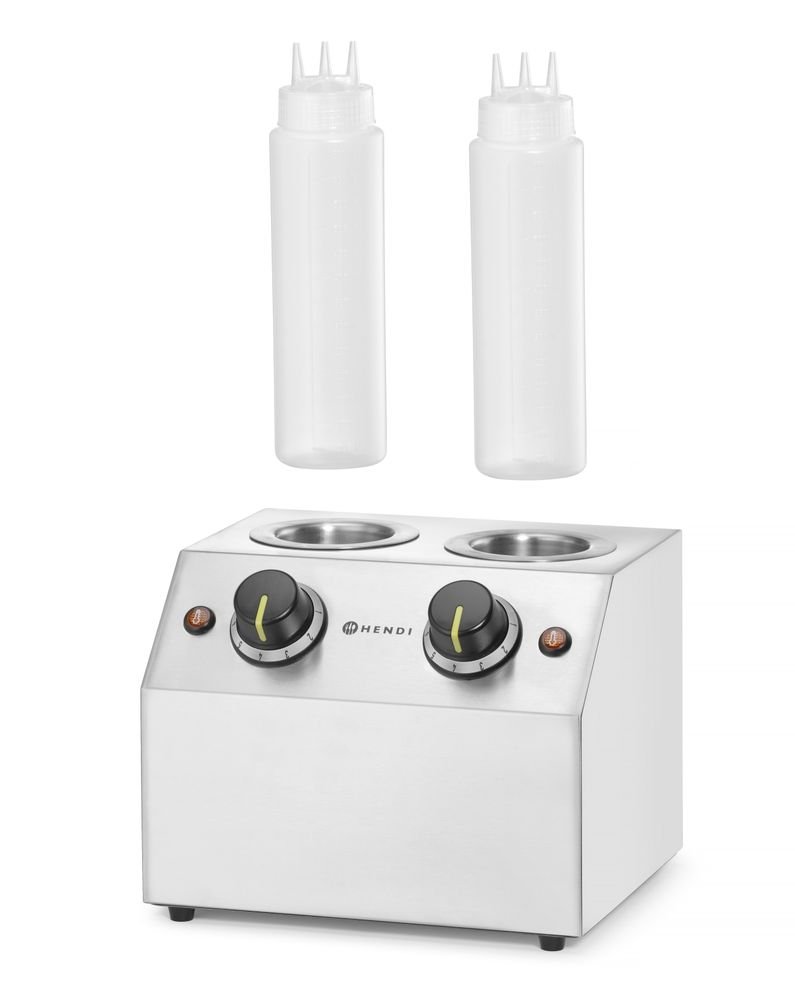 Saucenwärmer doppelt, HENDI, 1,3L, 220-240V/400W, 270x223x(H)282mm