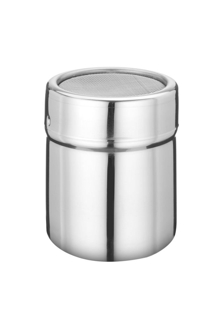 Streudose, HENDI, Puderzuckerstreuer mit Gazesiebdeckel, ⌀55x(H)75mm Streudose, HENDI, Puderzuckerstreuer mit Gazesiebdeckel, ⌀55x(H)75mm