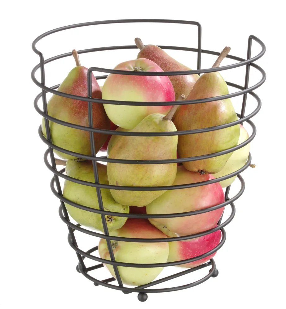 Obstkorb, schwarz, ⌀230x(H)250mm Obstkorb, schwarz, ⌀230x(H)250mm