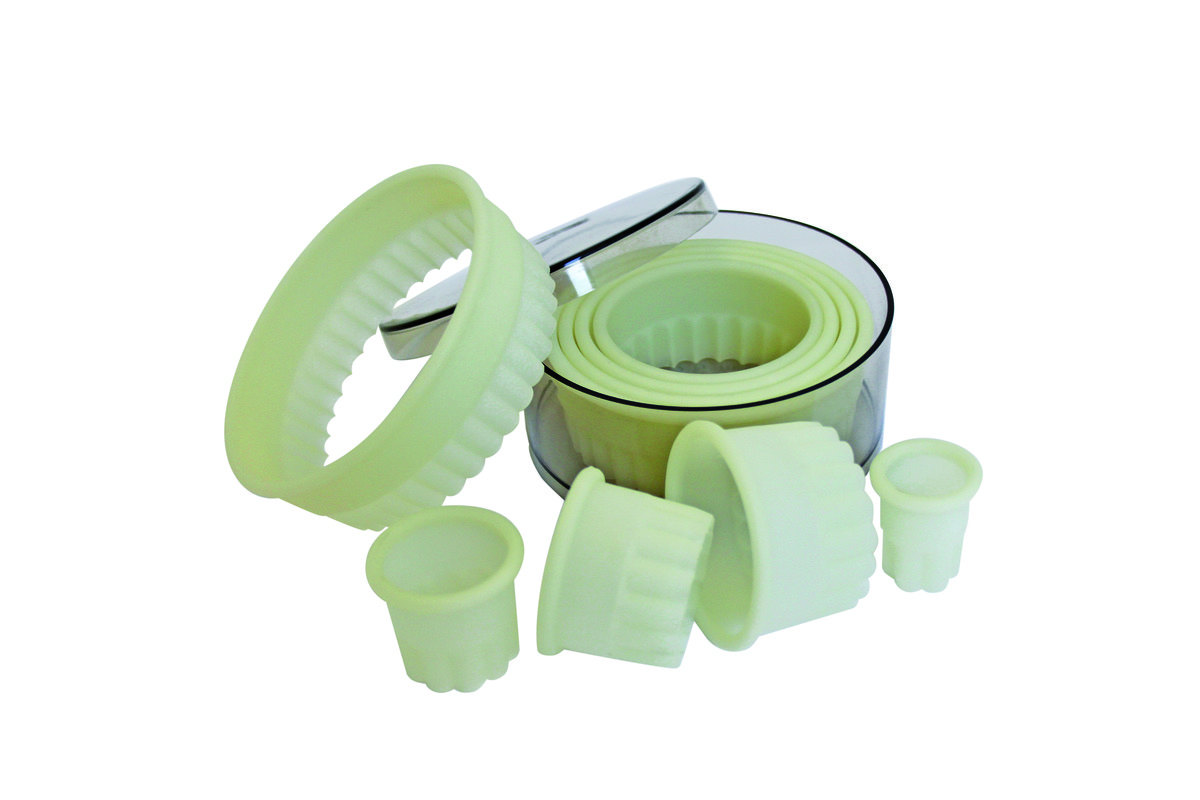 Ausstechersatz rund, gezackt