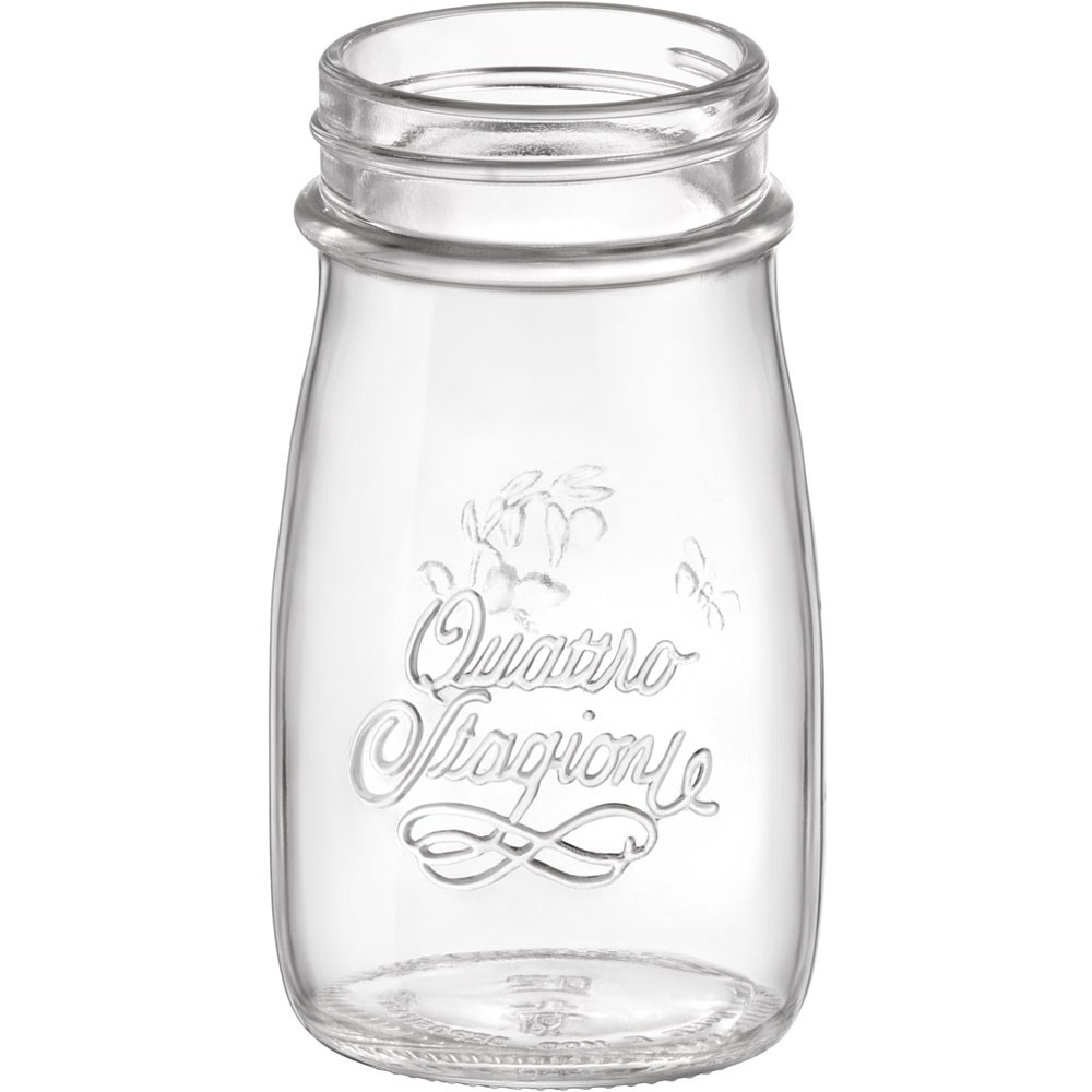 Flasche „Quattro Stagioni“ ohne Deckel, 0,2 Liter