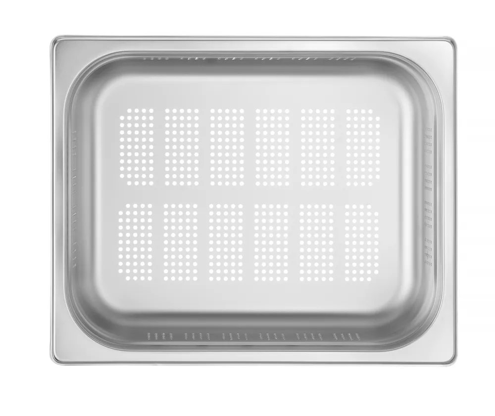 Behälter GN 1/2 perforiert, Profi Line, GN 1/2, 6,5L, (H)100mm Behälter GN 1/2 perforiert, Profi Line, GN 1/2, 6,5L, (H)100mm