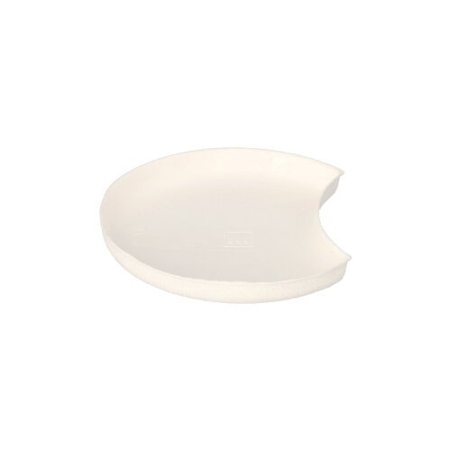 25200 Teller Zuckerrohr "pure" Halbmond Ø 9 cm · 1 cm weiss "Cella"