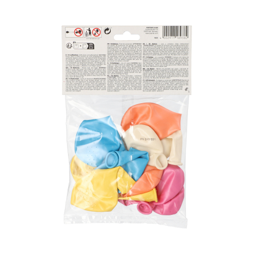 33600 Luftballons Ø 25 cm farbig sortiert "Pearly"