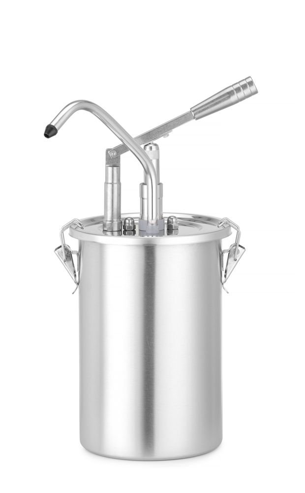 Saucenspender, Edelstahl, einzeln, HENDI, 4,5L, ⌀180x(H)420mm