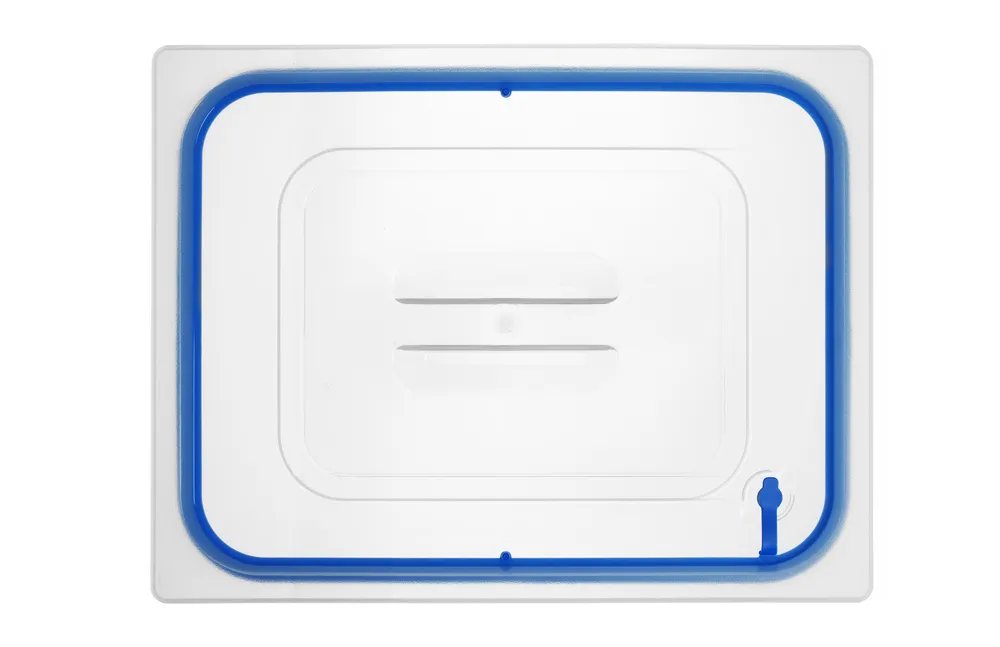 Gastronorm Deckel, luftdicht verschließbar, GN 1/2, Transparent, 325x265mm Gastronorm Deckel, luftdicht verschließbar, GN 1/2, Transparent, 325x265mm