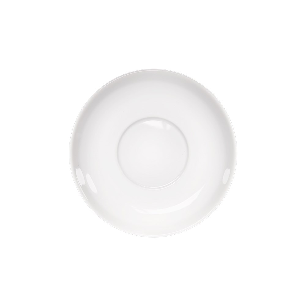 Suppen-Untertasse, klein, reinweißes Hotelporzellan, Serie Isabell, Ø 140 mm Suppen-Untertasse, klein, reinweißes Hotelporzellan, Serie Isabell, Ø 140 mm