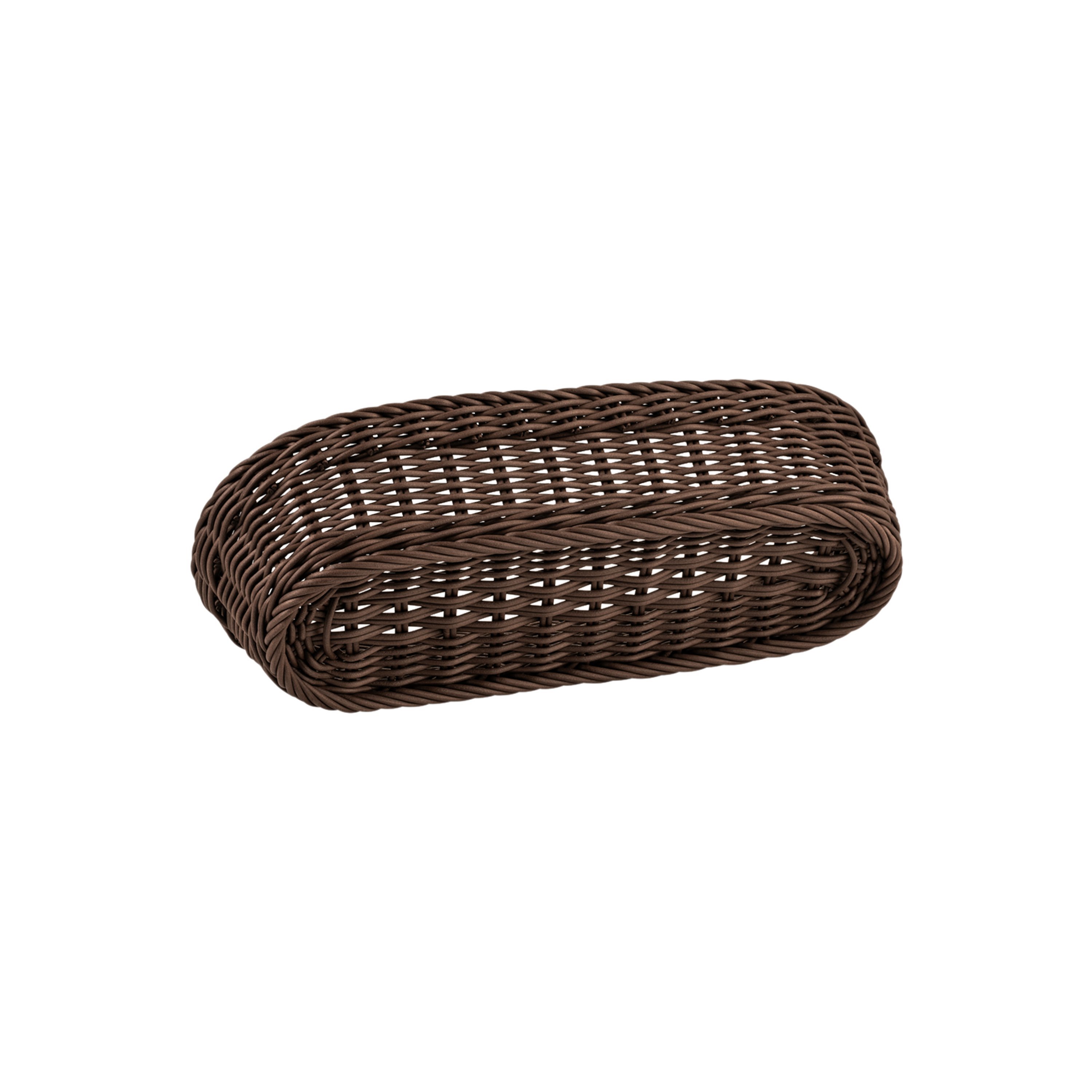 Baguettekorb 40 x 16 x 8 cm, braun